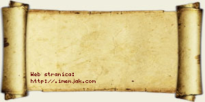 Hristina Joksić vizit kartica